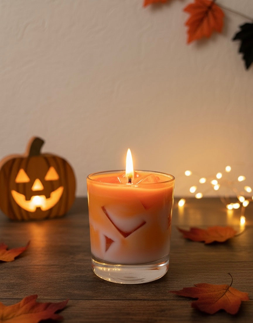 Ices Pumpkin Spice Ice" Artisan Candle – The Ultimate Fall Vibe