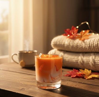 Ices Pumpkin Spice Ice" Artisan Candle – The Ultimate Fall Vibe