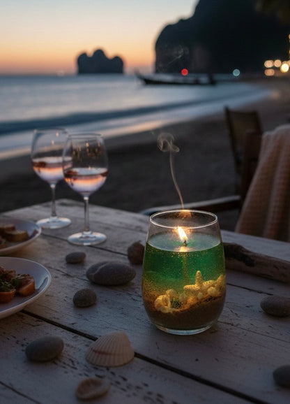 The Island Glow: Deep Sea Escape Candle - sea vibes