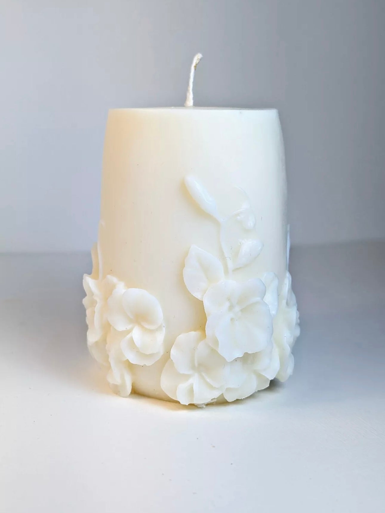Handmade Floral Soy Candle Set – Set of 3
