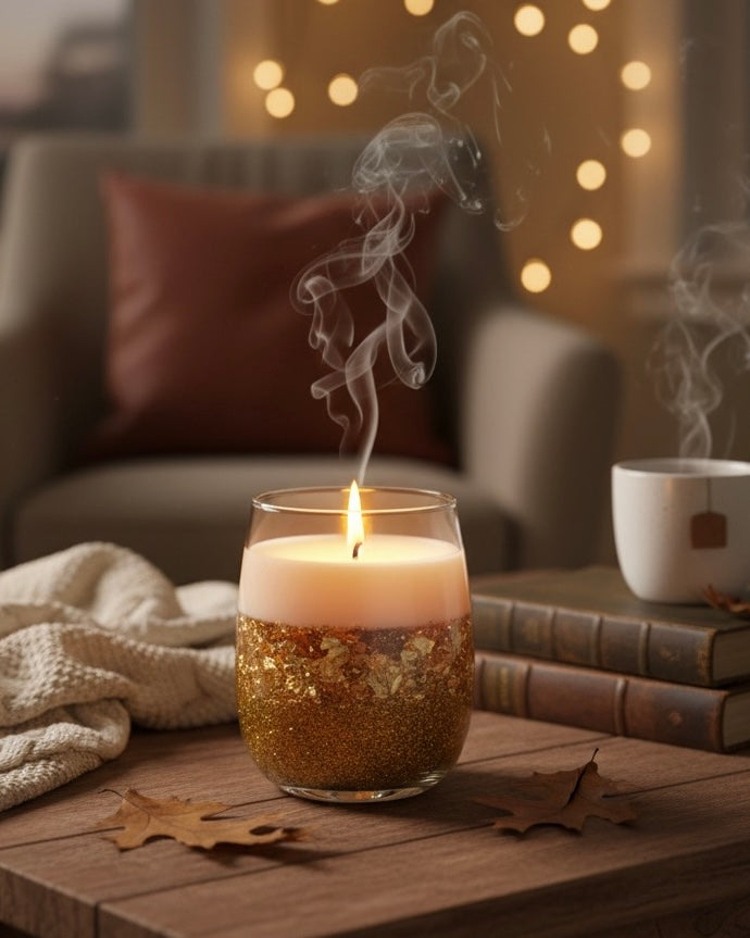 Metallic Glow Bundle –  Shimmering Soy Candle Collection