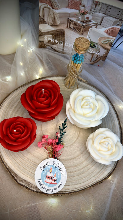 Handcrafted Scented Flower Shape Candle