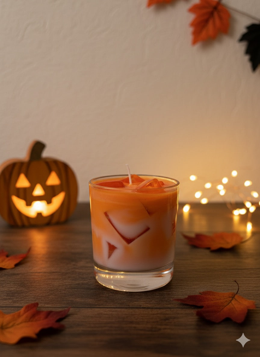 Ices Pumpkin Spice Ice" Artisan Candle – The Ultimate Fall Vibe