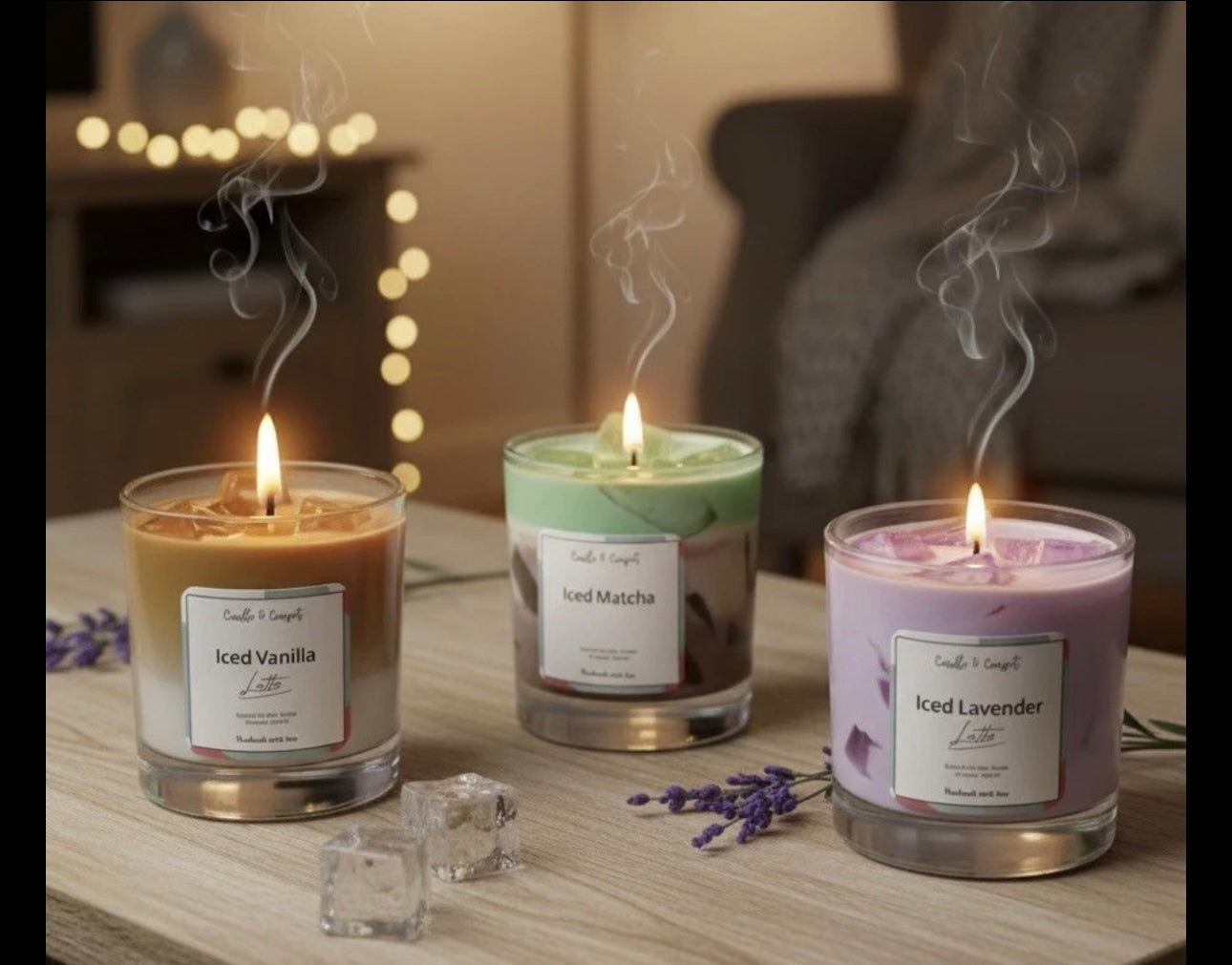 The Chill & Glow Collection: Iced Café Candles - set of 3 candles