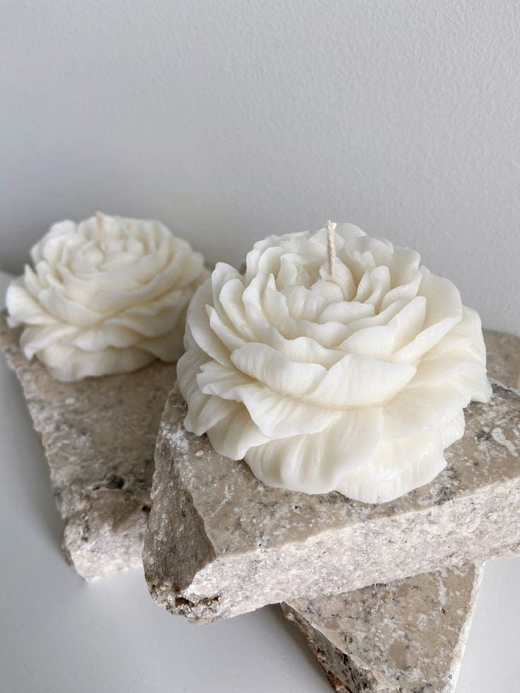 Handmade Floral Soy Candle Set – Set of 3