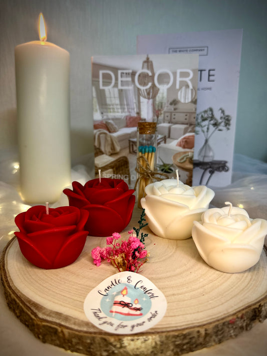 Handcrafted Scented Flower Shape Candle