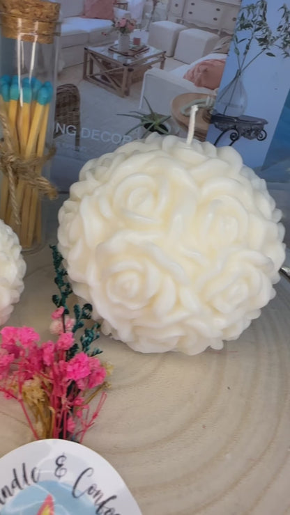 White candle flower shape